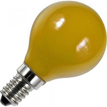 Lámpara LED E14 G45 1W Color Naranja Opalino