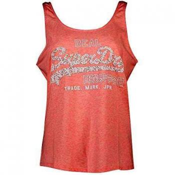 Suprdry - Chaleco floral para mujer, color rosa