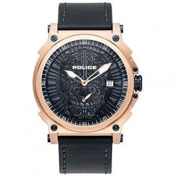 Police Rose Gold Men's Watch - Yellow, Size: ONE SIZE