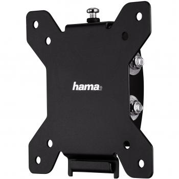 Soporte de pared para TV Hama TILT XS, 10-26, inclinable, capacidad 30 kg - Negro