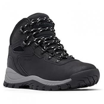 Columbia Women's Newton Ridge Plus Waterproof Hiking Boots - Black/Anthracite Size 40