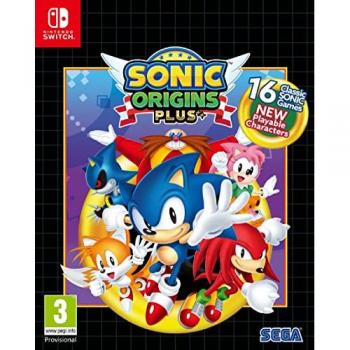 Sonic Origins Plus (Day One Edition) - Juego para Consola Nintendo Switch, incluye versiones remasterizadas de juegos clásicos de Sonic, gráficos mejorados, modos adicionales, acceso a contenido exclusivo y soporte para juego cooperativo local