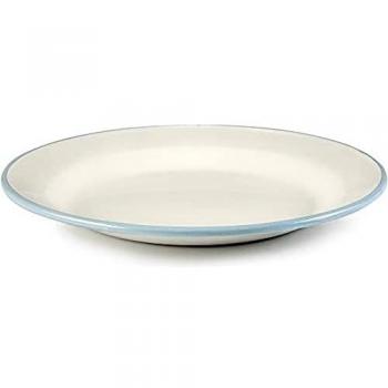 IBILI 920028 Plato Plate Versalles, Acero, Blanco, 28 x 28 x 4 cm