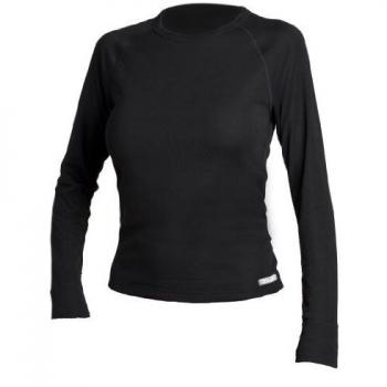 CMP Women's Long Sleeve Thermal Sweatshirt - Black - Size XL