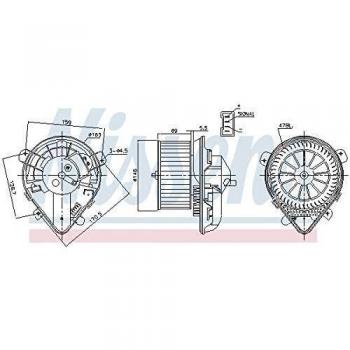 Nissens 87179 Calefacción para Automóviles