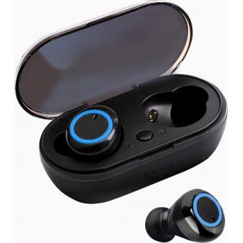 Auriculares TWS Inalámbricos de Negocios con Bluetooth 5.2, Estéreo 9D, Micrófono y Carga para Teléfonos Inteligentes