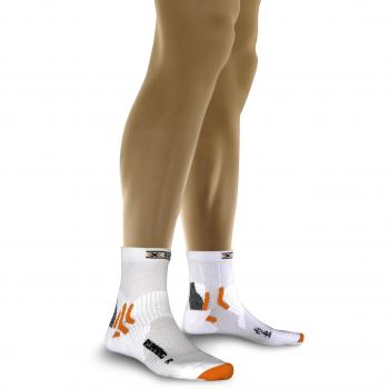 X-Socks Socken Running Short - Calcetines para hombre, color blanco, talla DE: 4