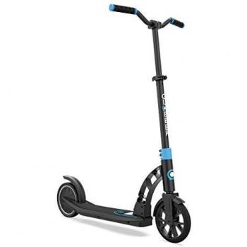 Patinete E-MOTION 15 azul - Patinete infantil, color azul, diseñado para niños, con sistema de plegado fácil, ruedas de alta calidad para mayor estabilidad y seguridad, manillar ajustable en altura, ligero y resistente