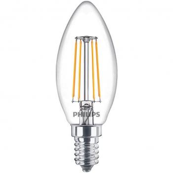 Philips MASTER LEDcandle DimTone E14 B38 3.4W 827 Clear | Dimmable - Replaces 40W