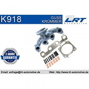 Colector de escape LRT K918 para Peugeot, Fiat y Citroën con piezas de ensamblaje, compatible con modelos 206 y 307