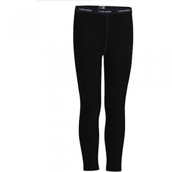 Icebreaker Merino Kids' 260 Tech Leggings Base-Layer-Abajo, Negro, Size 02 Infantil