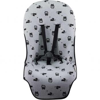 Colchoneta Jyoko para Silla Bugaboo Cameleon 2 - Comodidad y Protección Garantizadas, Compatible con Sillas de Paseo, Diseño Robot Space