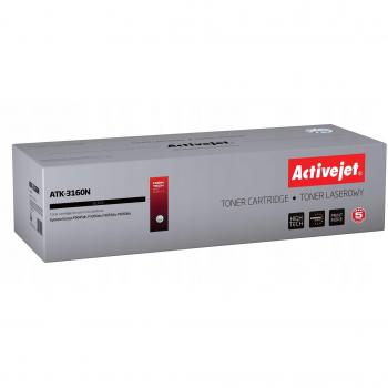 Tóner Compatible Activejet ATK-3160N Negro 12500 páginas Kyocera TK-3160