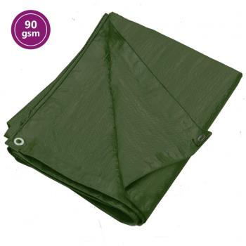 Lona HDPE verde 90 g/m² 2x3 m
