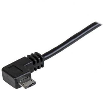 StarTech.com 1m Micro-USB Charge-and-Sync Cable M/M - Right-Angle - 30/24 AWG