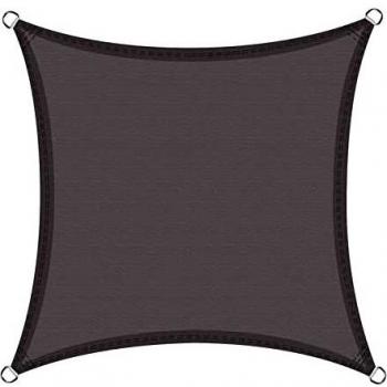 HAIKUS Toldo Vela Cuadrado 2x2 m, Vela de Sombra PES, Impermeable, Resistente y 95% Protección Rayos UV para Exterior, Jardín, Terrazas