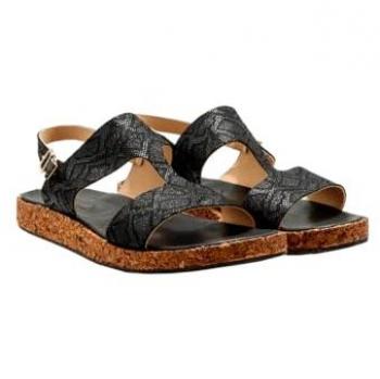 Sandalias de piel Neosens S3213F Tardana negro para mujer - Fantasy Drops Black