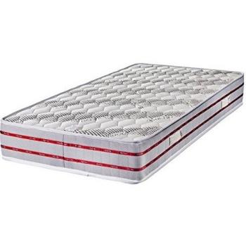 Colchón de Espuma 90x200 - Soporte Muy Firme - Tejido Ignífugo - Antiácaros - Confort Óptimo - Uso Diario - Ideal para Dormir Bien