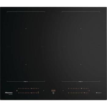 Placa de Inducción Smart Hisense HI6443BSCWF 60 cm con 4 Zonas Flex y Diseño Negro