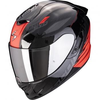 Casco Integral Scorpion Exo-1400 Evo II Air Luma - Negro Rojo (XL)