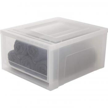 Marca Amazon - Iris Ohyama MD-L - Cajón apilable
