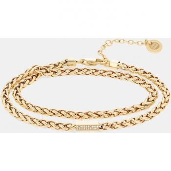 Pulsera de acero dorado Tommy Hilfiger Snake Family 2780876