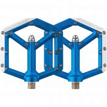 Spank Spike Blue Flat Pedals 100x100mm for MTB/BMX