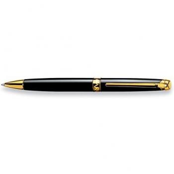 Caran D'Ache Bolígrafo Leman Ebony Negro / Baño Oro