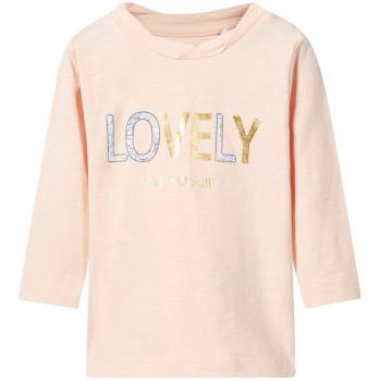 NAME IT Camiseta Manga Larga NIÑA FANOVA - 62, Peachy Keen