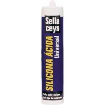 Universal M128795 - Silicona sellaceys blanco 280 ml