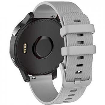 ISABAKE Correa de Reloj para Garmin vivomove 3s / Garmin Move 3S / vivoactive 4s / Garmin Active S,18mm Correa de Repuesto de Silicona Suave para Accesorios Garmin Watche