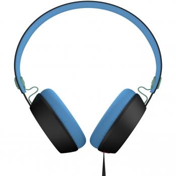 Coloud Boom Blocks - Auriculares, color negro y cian