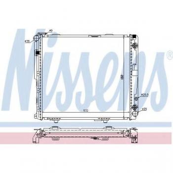 Radiador de refrigeración del motor Nissens 62699A