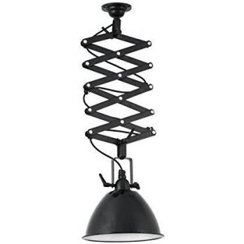 Lámpara colgante FARO Barcelona 62806 MOU Negro brillo