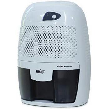 ANSIO Mini Deshumidificador, 500 ml Compacto y portátil, Mini Deshumidificador Eléctrico, Protege Frente a la Humedad, la Suciedad y el Moho en casa, Cocina, Oficina