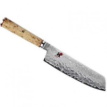 Cuchillo Nakiri Miyabi 5000 MCD de 17 cm, madera de abedul