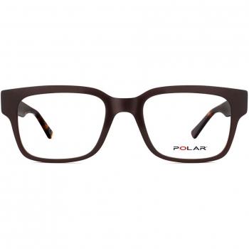 Polar 1966 430 Gafas Recetadas para Hombre Marrones con armazón marrón y lentes de prescripción de tamaño 56