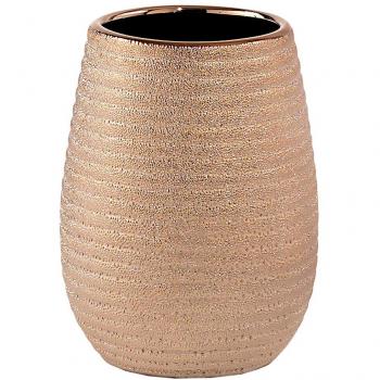 Gedy Astrid Portacepillos, Cerámica, Oro, 8,3X8,3X11