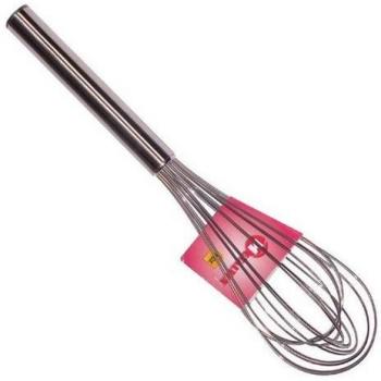 Metaltex - Batidor de Cocina en Acero Inoxidable con Mango Tubular, 30 cm