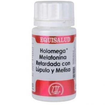 Holomega Melatonina Retardada con Lúpulo y Melisa de Equisalud, 50 cápsulas