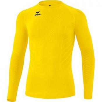 Erima Athletic Long Sleeve Jersey T-shirt Yellow L Male