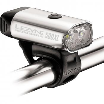 LEZYNE Micro Drive 500Xl Luz led Delantera, Plateado, M