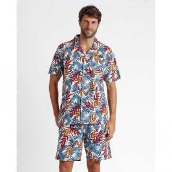 LOIS Pijama Abierto Manga Corta Dynamic para Hombre