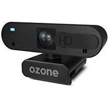 Camara Web Ozone Livex50 - Diseñada para Gaming - Webcam 1080p, 30fps, 2 Microfonos, Autofocus, USB, Negro