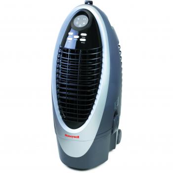 Climatizador Evaporativo Portátil HAVERLAND CS10XE, 100W, Capacidad de 10 Litros, Color Gris, Plata y Negro