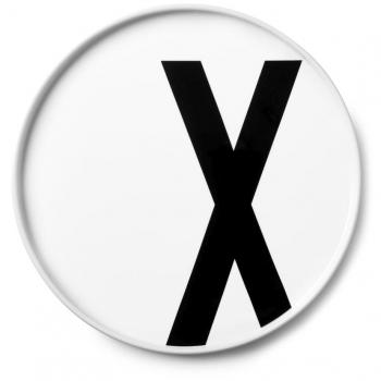 design letters Plato de Porcelana Personal
