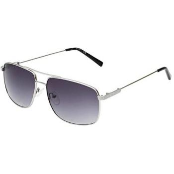 Guess Men's Aviator Sunglasses GF0205 Silver Grey Gradient 59