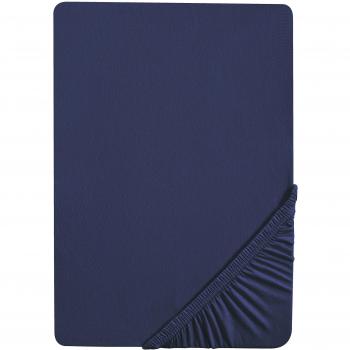 Biberna 77144/555/046, Sábana bajera ajustable elástica, Azul