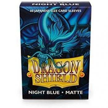 Dragon Shield Matte Night Blue Japanese Sleeves 60CT