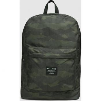 Mochila de hombre Jack & Jones camuflaje con logo